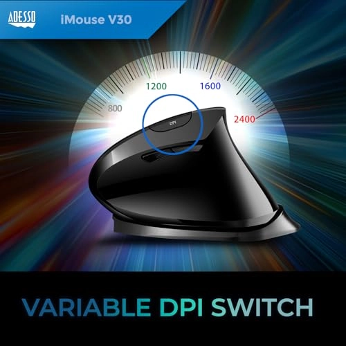 iMouse V30 Vertical Ergonomic Mouse - Wireless