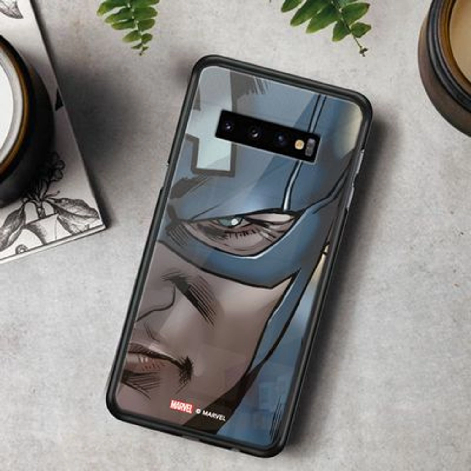 Captain America Back Case for Galaxy S10 Plus