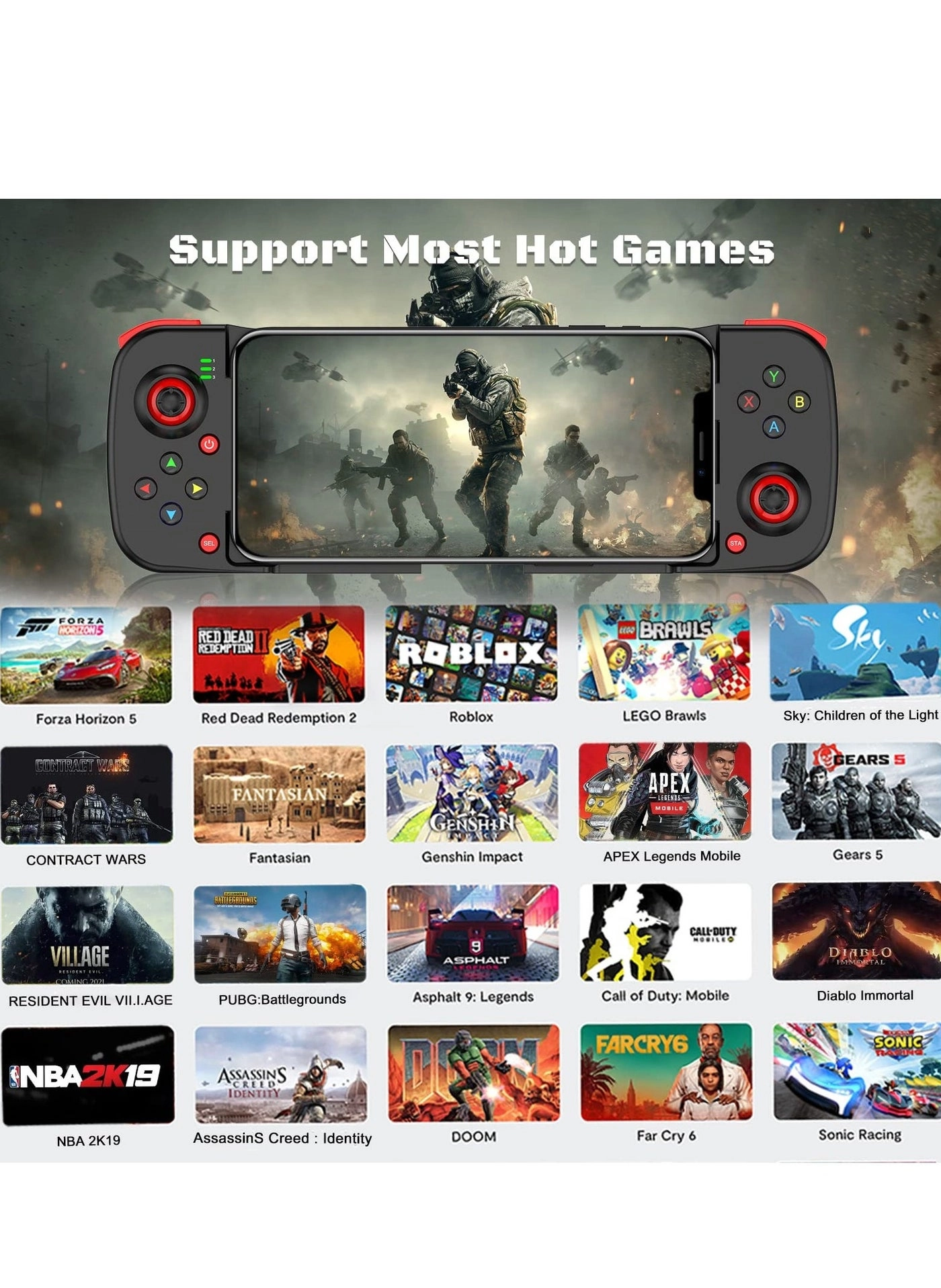 Mobile Game Controller - iOS Android PC