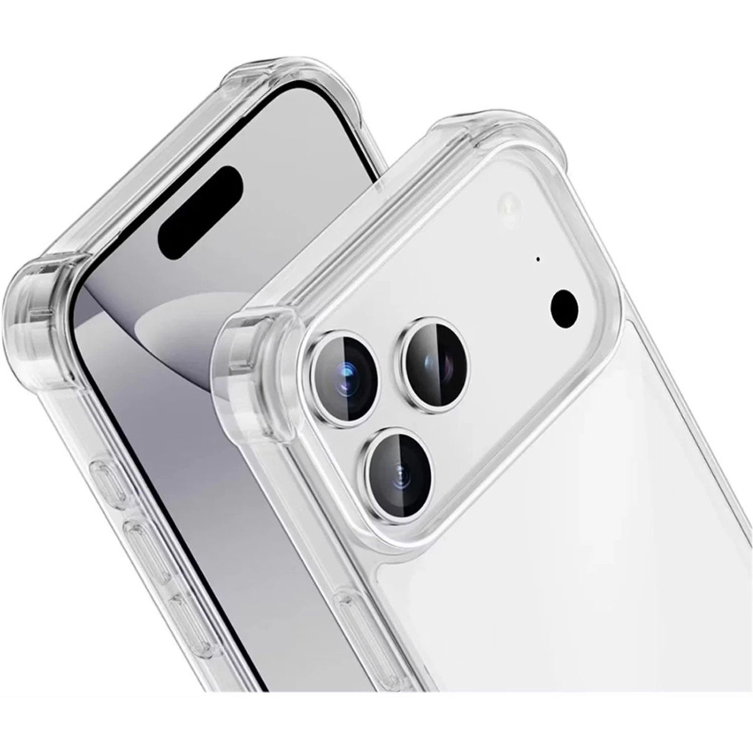 Anti-Shock Clear Case for iPhone 17 Pro Max