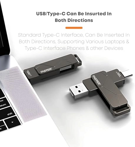 Dual OTG USB Type-C Flash Drive - USB 3.1 512GB