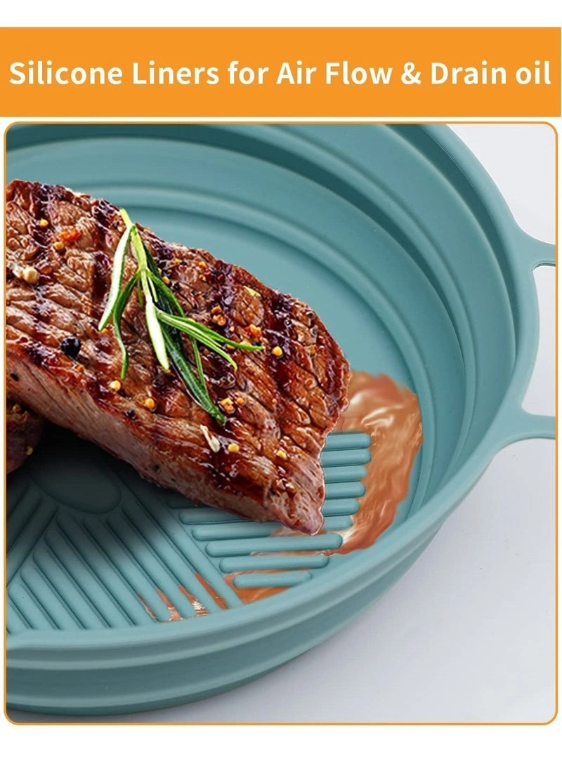 Air Fryer Silicone Liner - Silicone 3-pcs