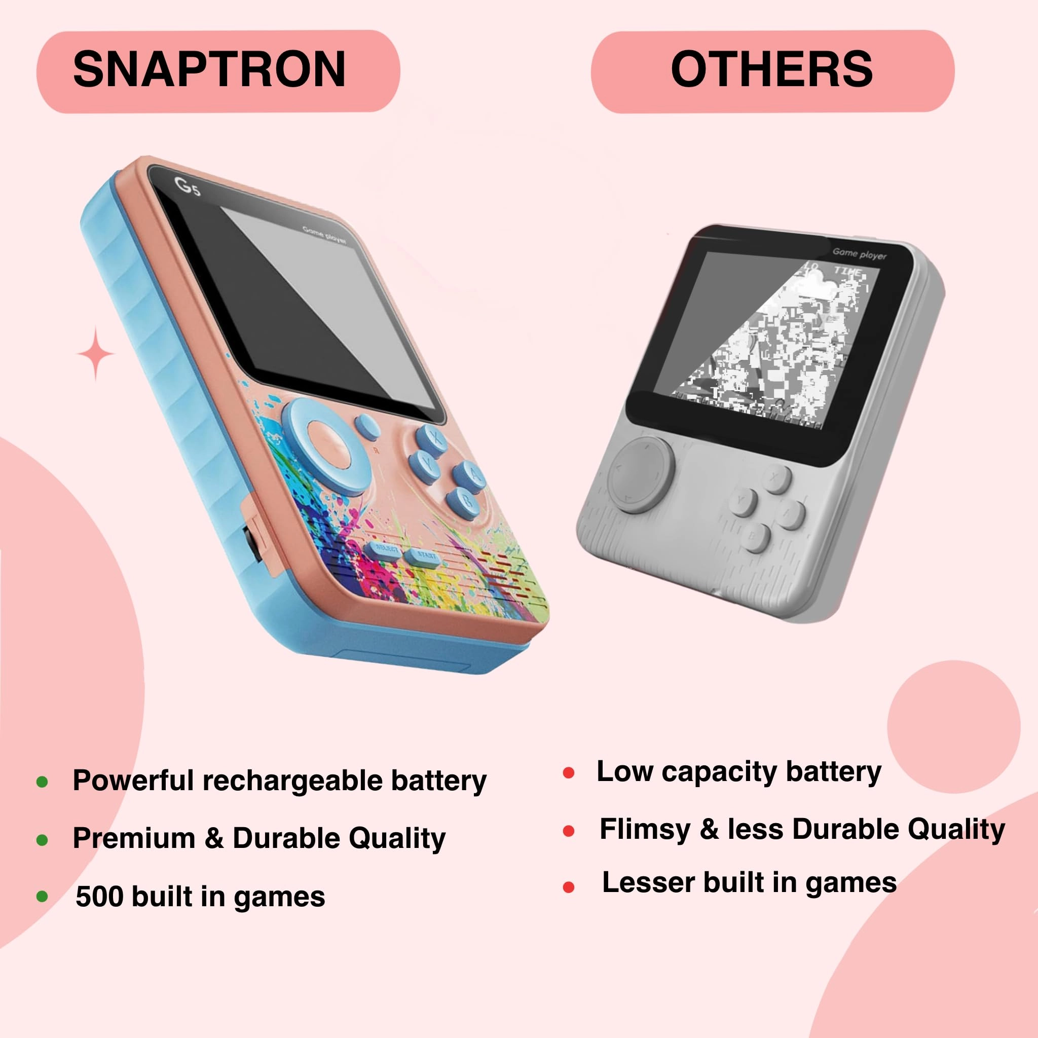 G5 - Handheld 500 Classic Games