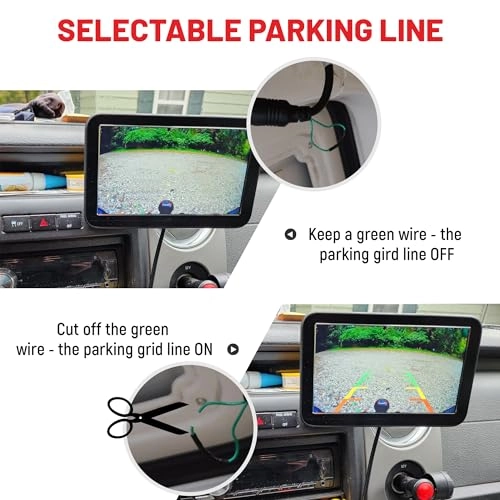 Third High Level Aftermarket Brake Light Cargo Backup Camera - 9 infra-red night vision 4PIN connector