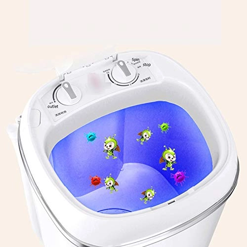 Portable Clothes Washer with Mountable Shoe Brush and Bucket Space Saving Full-Automatic Washer washing capacity:4,5kg