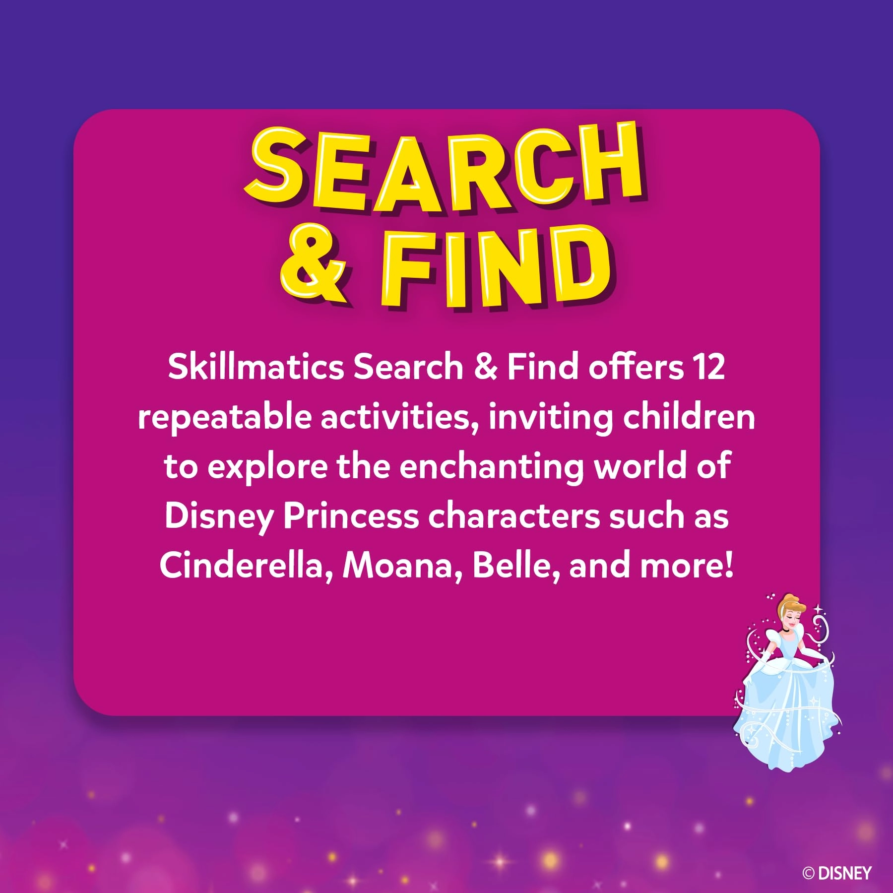 Search & Find Disney Princess - 3 to 6 6 pieces