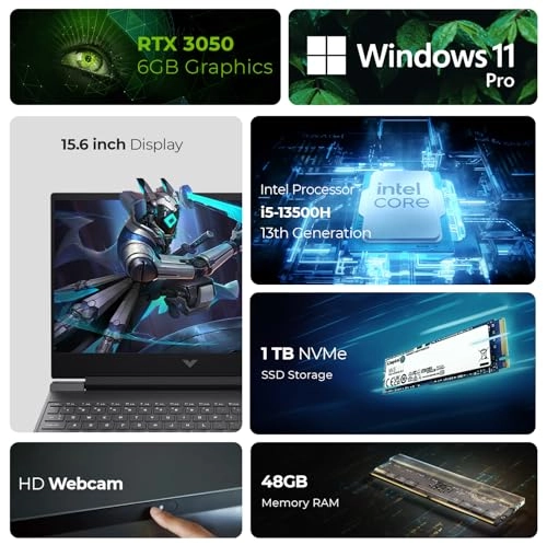 Victus 15 15-FA1043NE - 15.6'' Core i5-13500H 48GB DDR4 1TB SSD