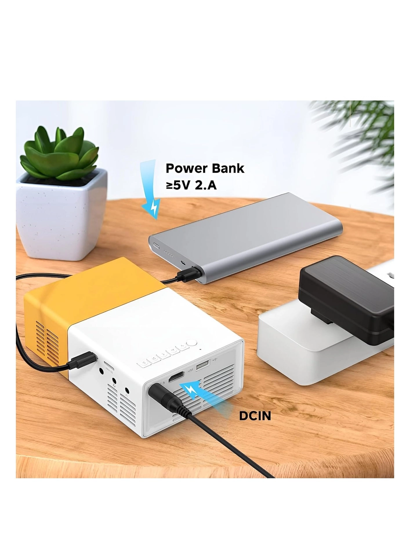 Portable Mini Projector Smart Projector 400 Lumens