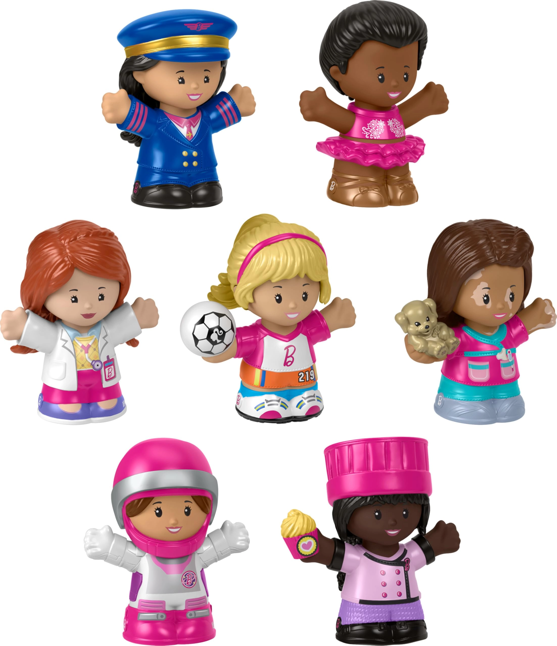 Fisher-Price Barbie - You Can Be Anything Figure Pack (HCF58) 7 pcs