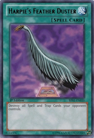 Yu-Gi-Oh! Harpie's Feather Duster BP01-EN035 - 1st Edition