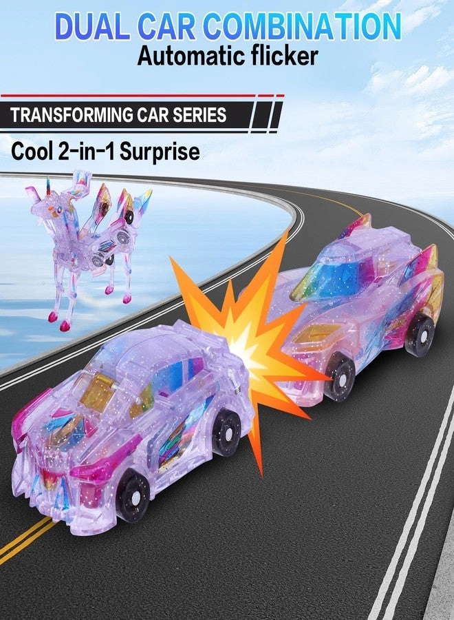 Transformer Toys - 2-in-1 Unicorn Magnetic Collision