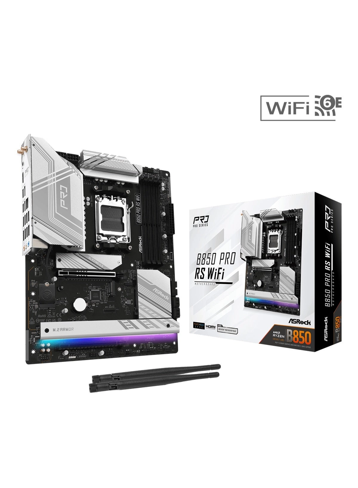 B850 PRO RS WIFI - AM5 ATX DDR5-7200