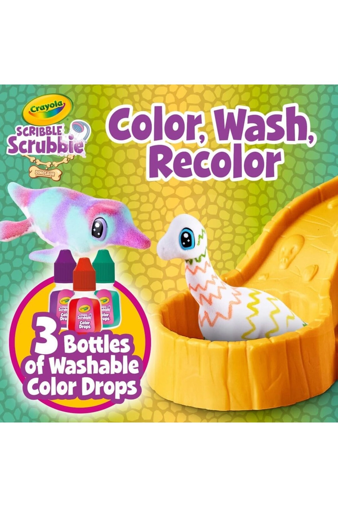 Scribble Scrubbie Pets Dino Waterslide - 3+ years 1 pcs