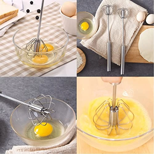 Hand Mixer - Stainless Steel Silver Semi-automatic