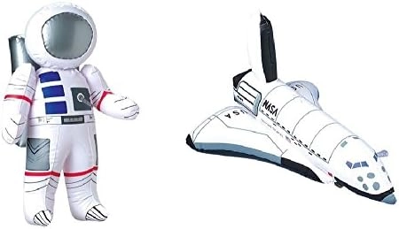 Inflatable Astronaut - 23 + Inflatable Space Shuttle - 17