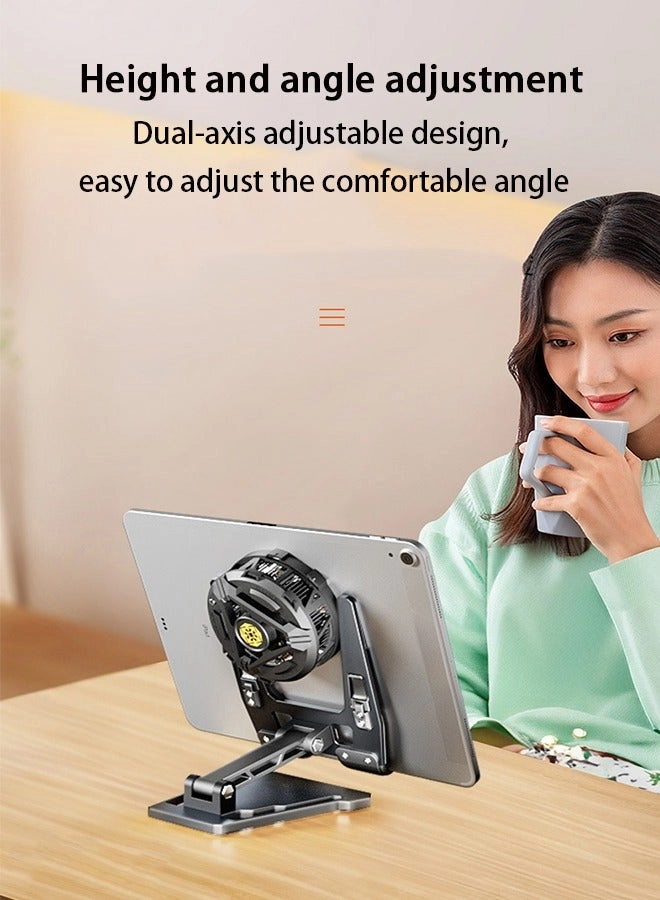 Phone/Tablet Stand - Cooling Aluminum Foldable