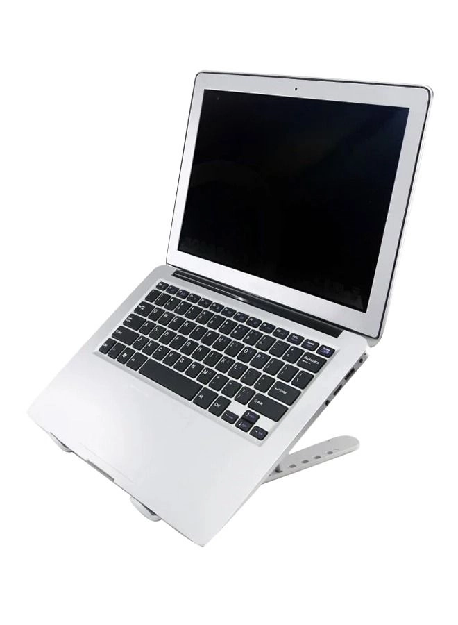 Portable Laptop/Tablet Stand - Grey Aluminium alloy 7 adjustable heights