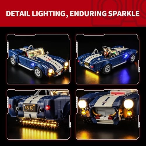 2.0 Light Kit for LEGO Icons Shelby Cobra 427 S/C 10357