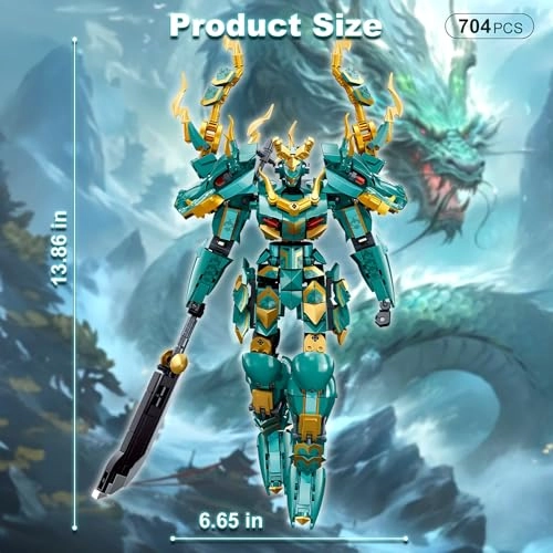 Mech Robot - Dragon Warrior 704 pcs