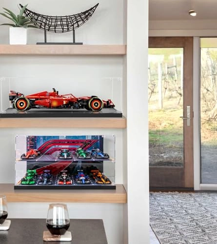 Display Case for Lego Speed Champions 10-in-1 F1 Car - 51 x 24 x 26 cm