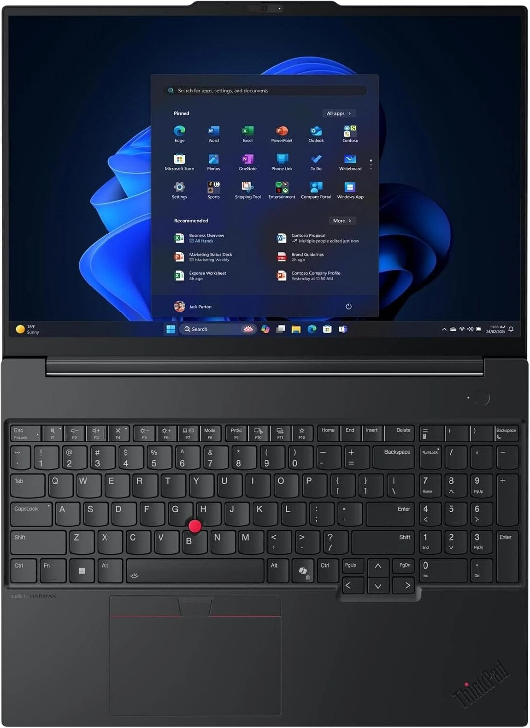 ThinkPad E16 Gen 3 - 16'' Core Ultra 7 256V 16GB DDR5 512GB SSD