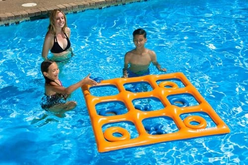 Giant Floating Tic Tac Toe - 4 feet square Orange/Blue (Reversible)