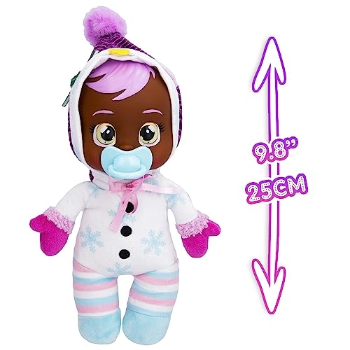 Holly Baby Doll - 9" Cries Real Tears Snowman Pajamas Ages 18 months+