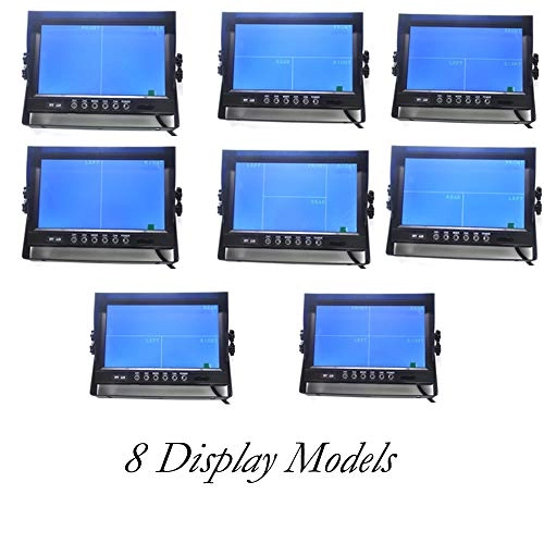 TFT LCD Car Rearview Quad Split Monitor - 9 Inches