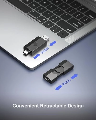USB C Stick - USB 2.0 Type-A + Type-C 64GB
