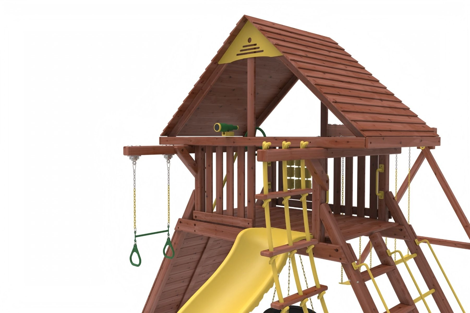 Discovery Den - 3 swings Wave slide