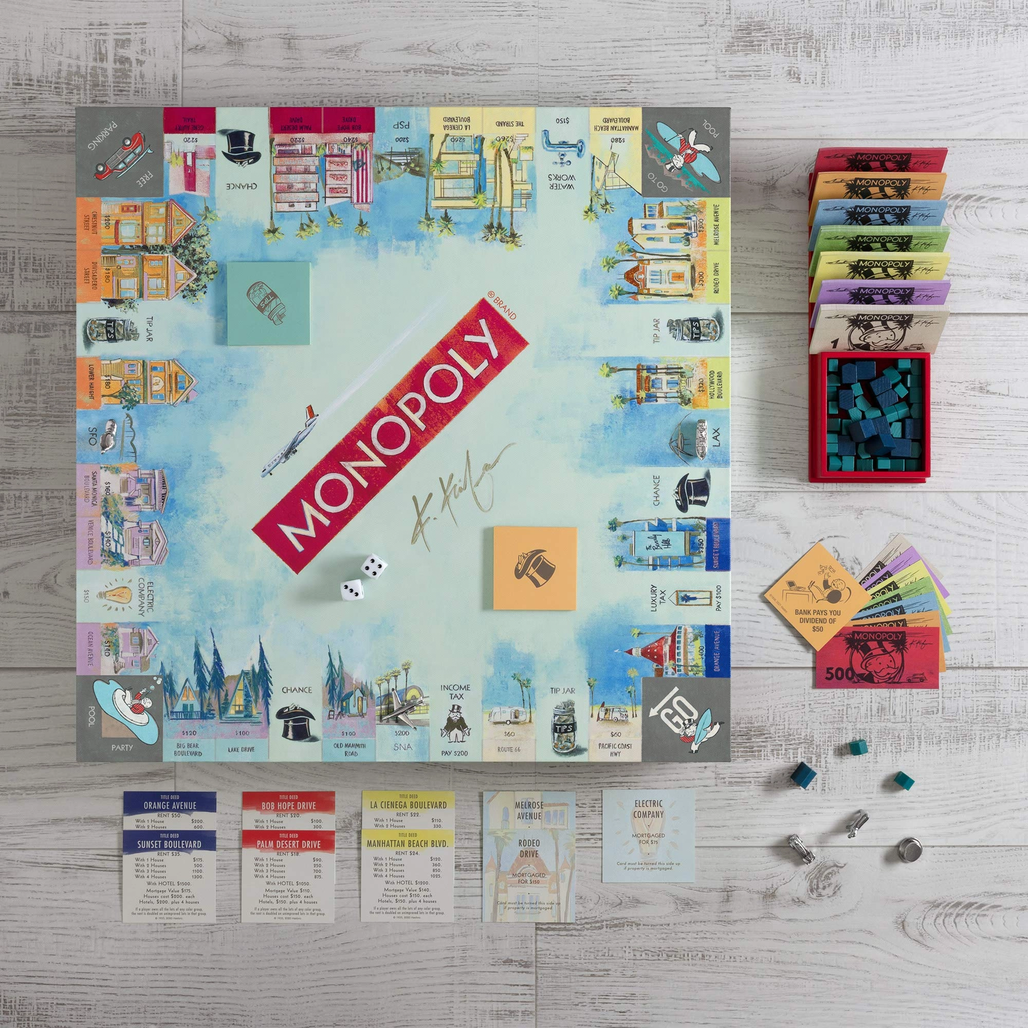 WS Game Company Monopoly: California Dreaming Second Edition