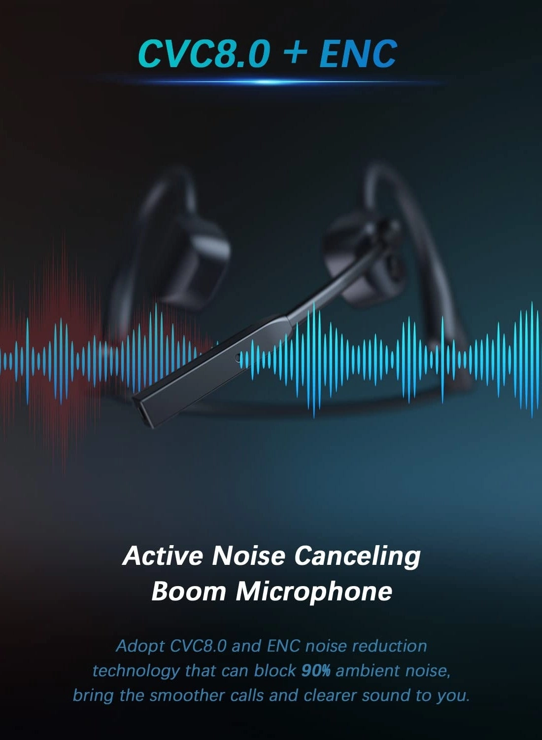 Bone Conduction Headphones Wireless Headphone