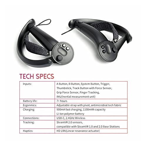 VR Headset + Base Station Controllers + Games + Steam VR Handle + 3D VR Glasses