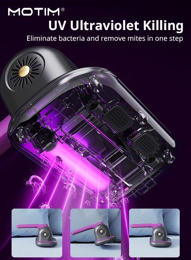 Wireless Mite Removal Instrument - 8000Pa 100W Handheld Portable Electric UV Sterilizer