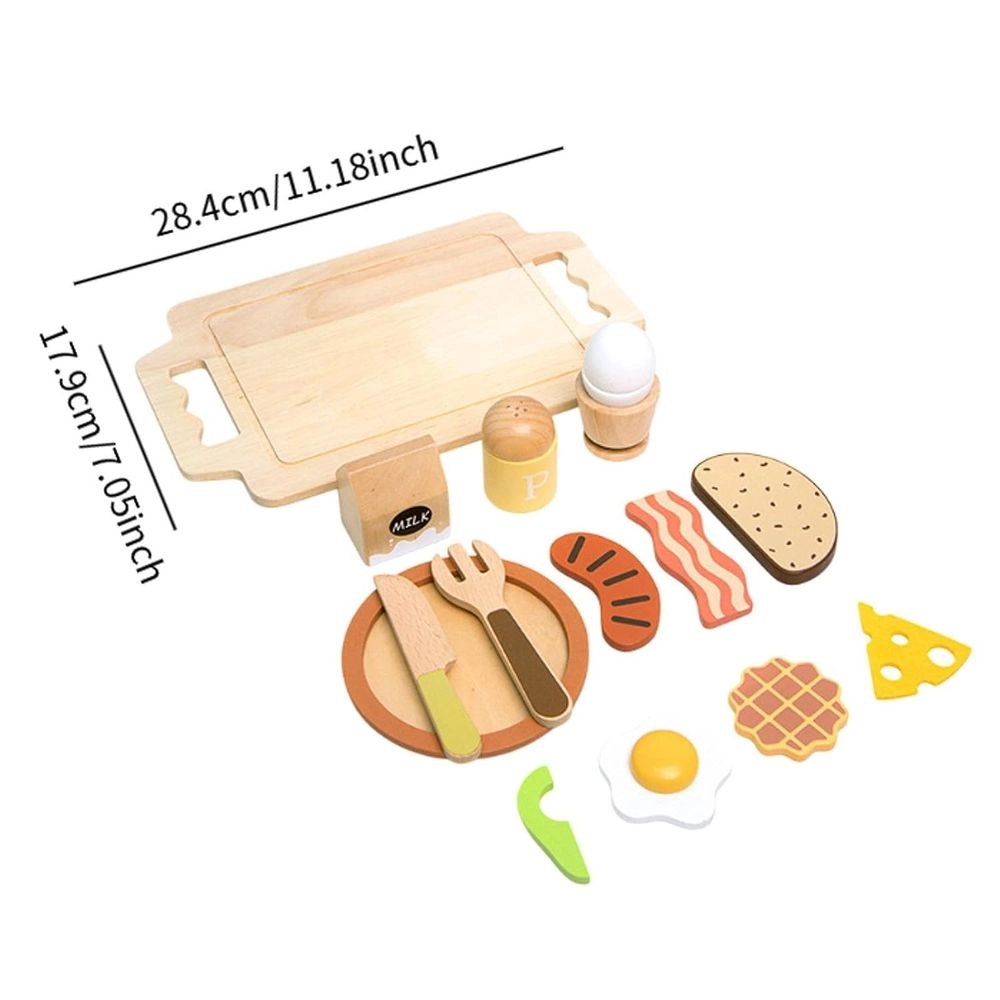 Kids Wooden Breakfast Set - 14 pcs (5551007-KABI_0191)