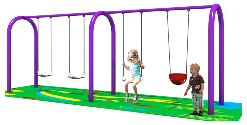 Gambol Kids Outdoor Spring Swing Set - Multi Colour 3+