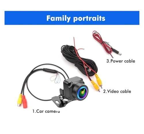 Intelligent Dynamic Trajectory Car Rear View Camera - Night Vision Wire 4K AHD 1080P