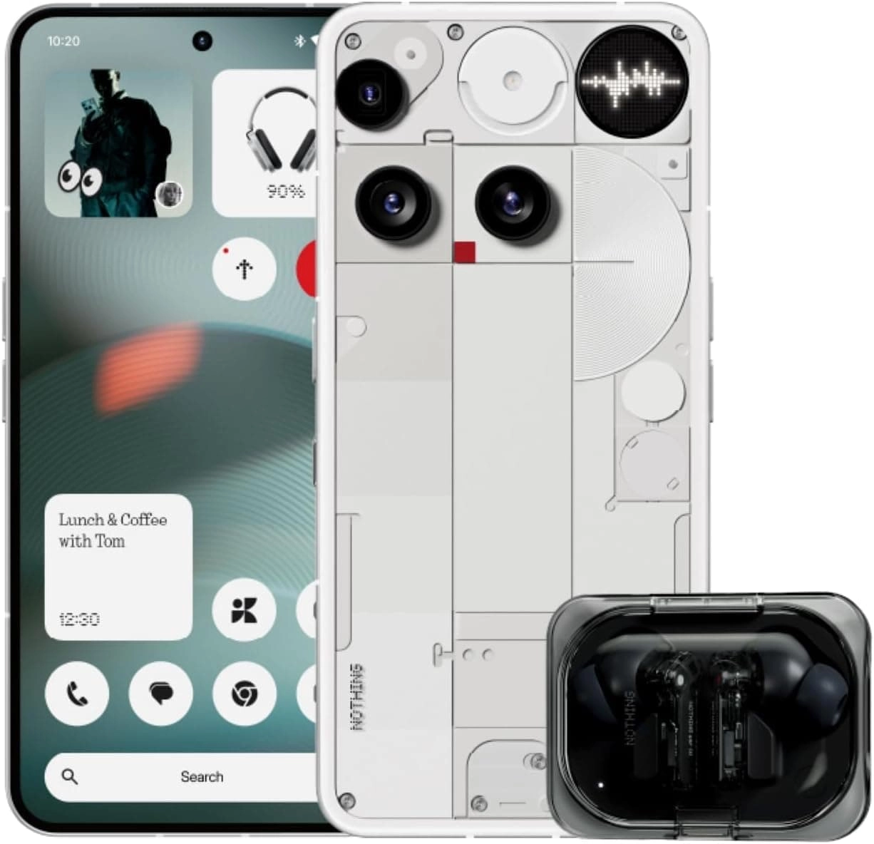 Phone 3 - 12GB 256GB + Ear(a) Earbuds