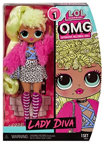 Lady Diva Fashion Doll - 11.5-inch 15 Surprises