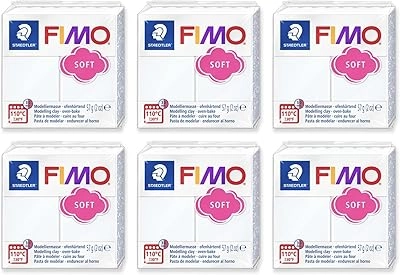 Staedtler Soft Polymer Oven Modelling Clay - 57g 6pcs.