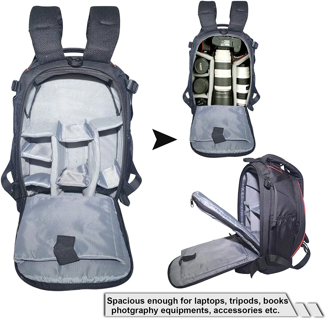 Camera Case Backpack - 11.41X7.5X16.5 Inches Mirrorless