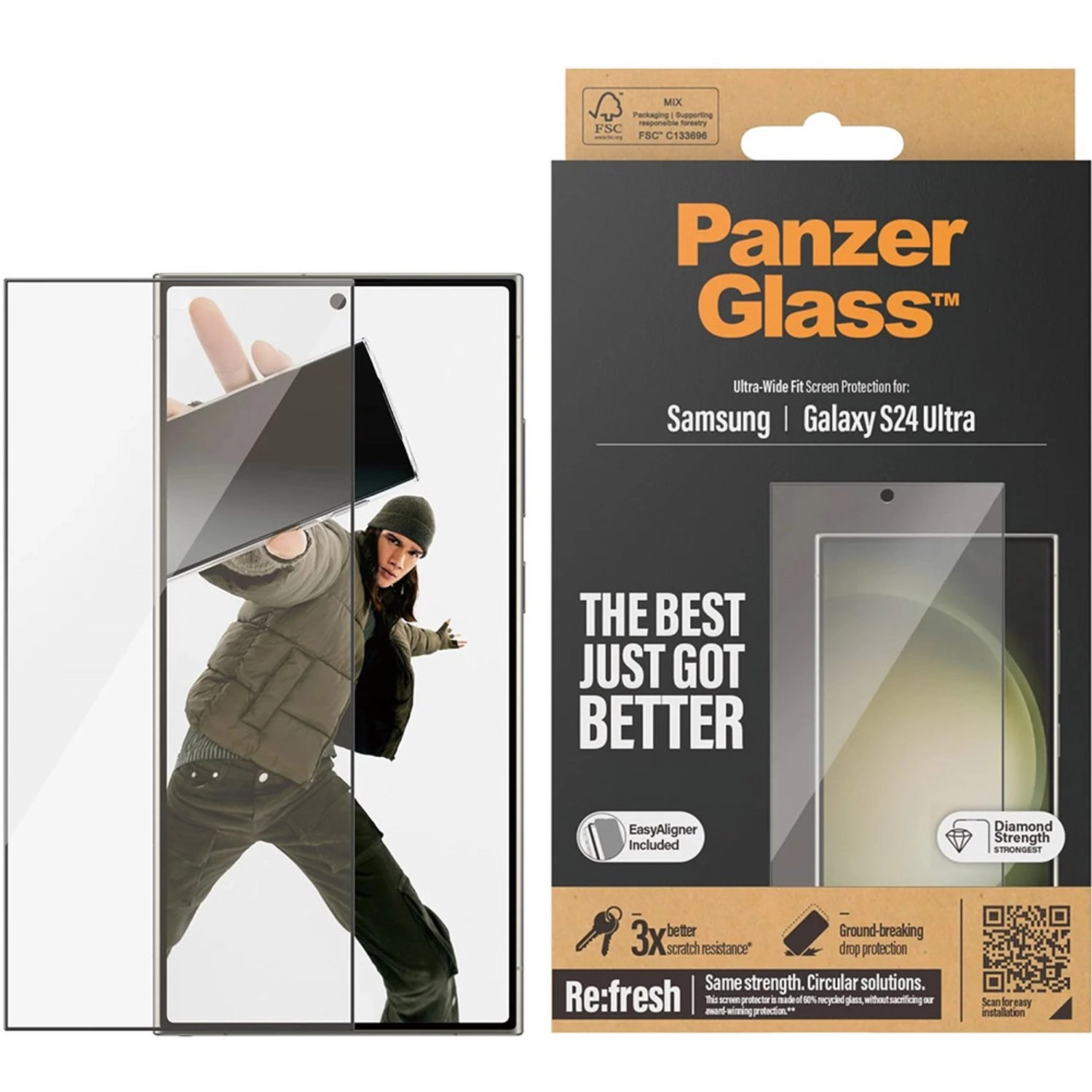 Clear Screen Protector for Samsung Galaxy S24 Ultra