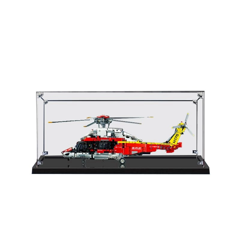 Acrylic Display Case - Compatible with 42145 Black Bottom Transparent