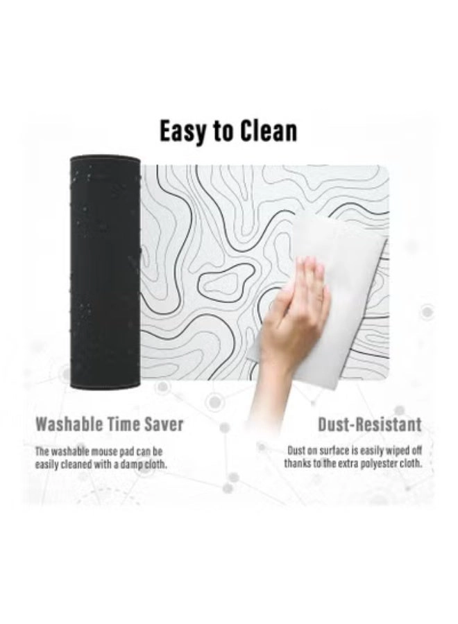 Large Polyester Gaming Mouse Pad - 60x30 cm