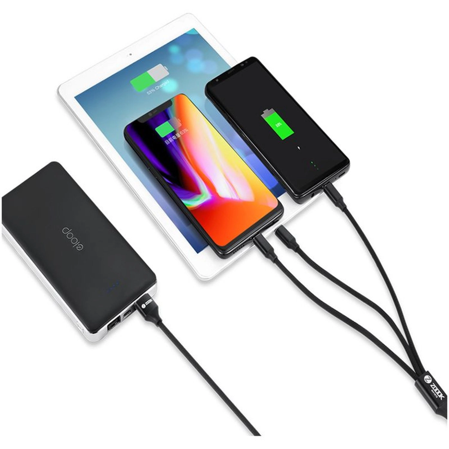 ZF-iStretch Lightning Sync & Charge Cable 1.2m