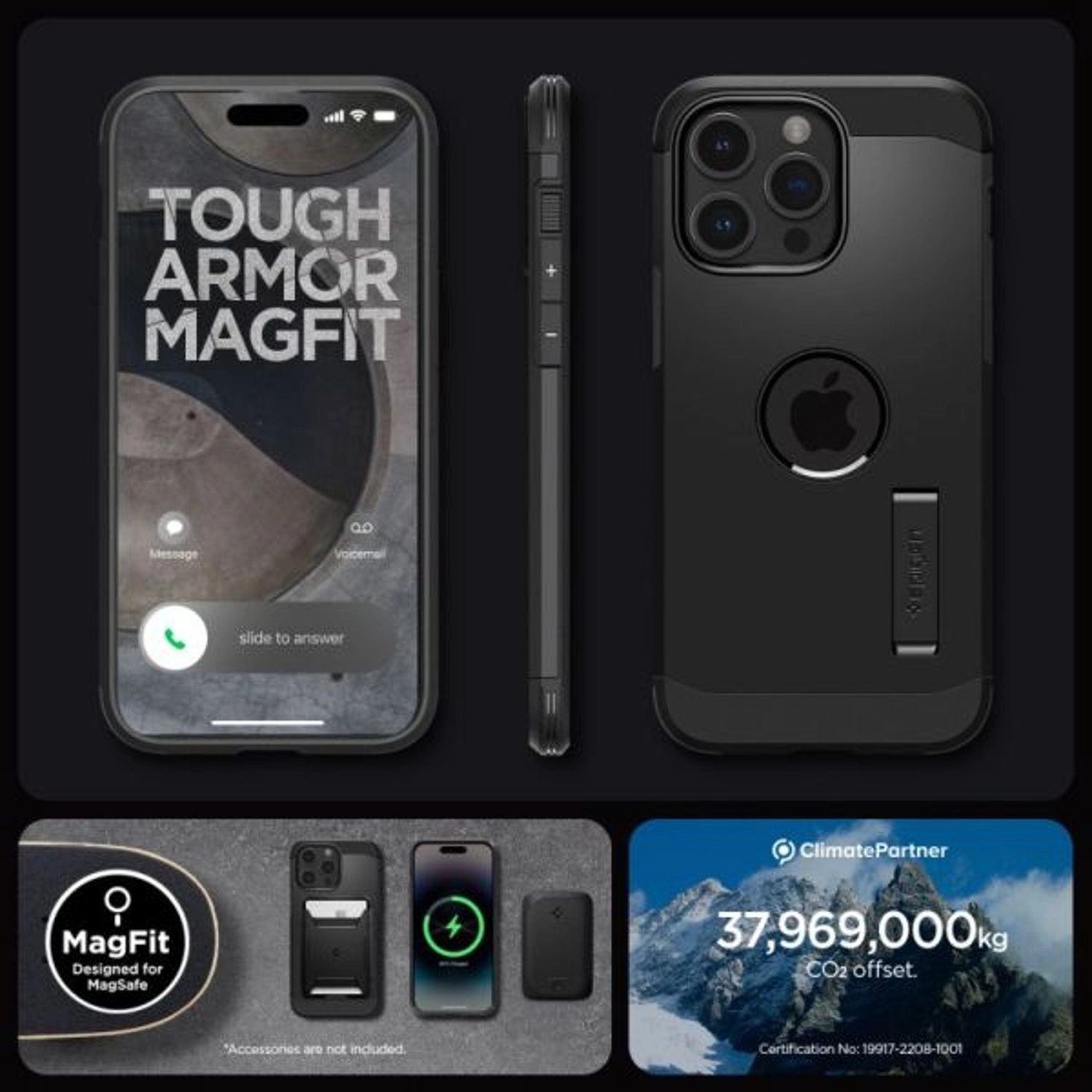 Tough Armor MagFit Back Case for iPhone 15 Pro Max