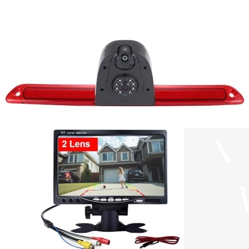 Rear View Mirror - 4.3 inch 800x480 + Brake Light Reversing Camera - Night vision 520 TV lines