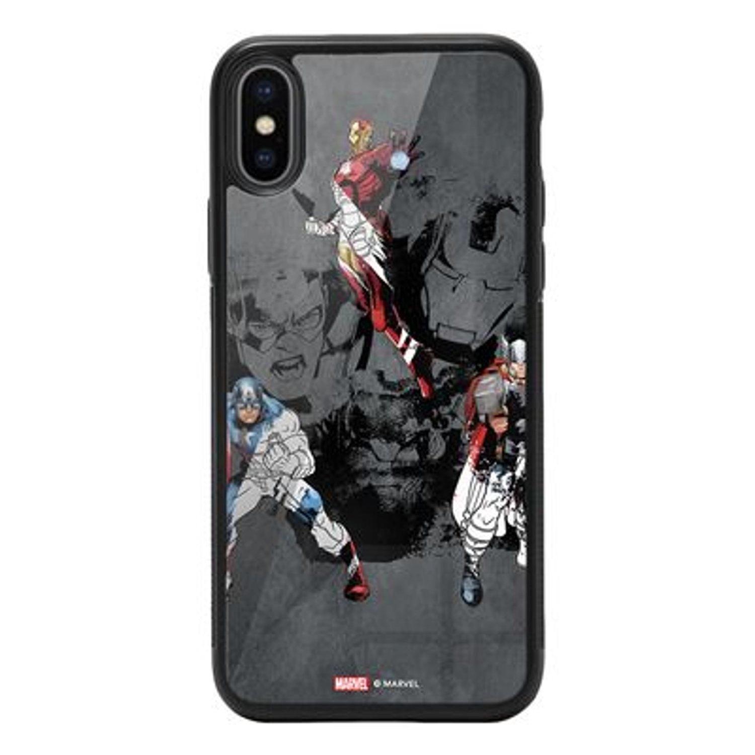 Wackylicious Avengers Trio Back Case for iPhone Xs