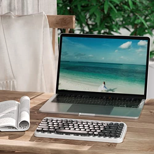 Portable Bluetooth Computer Keyboard - QWERTY Wireless