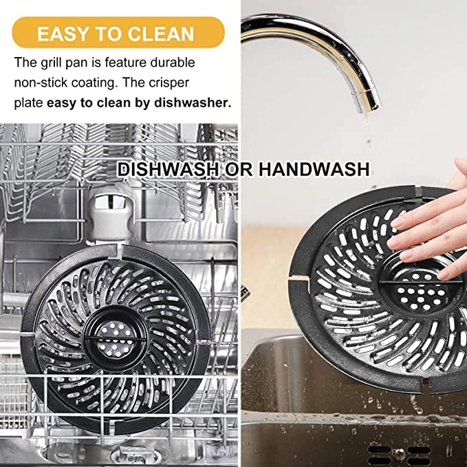 Air fryer crisper plate - Carbon Steel 1 piece(s)